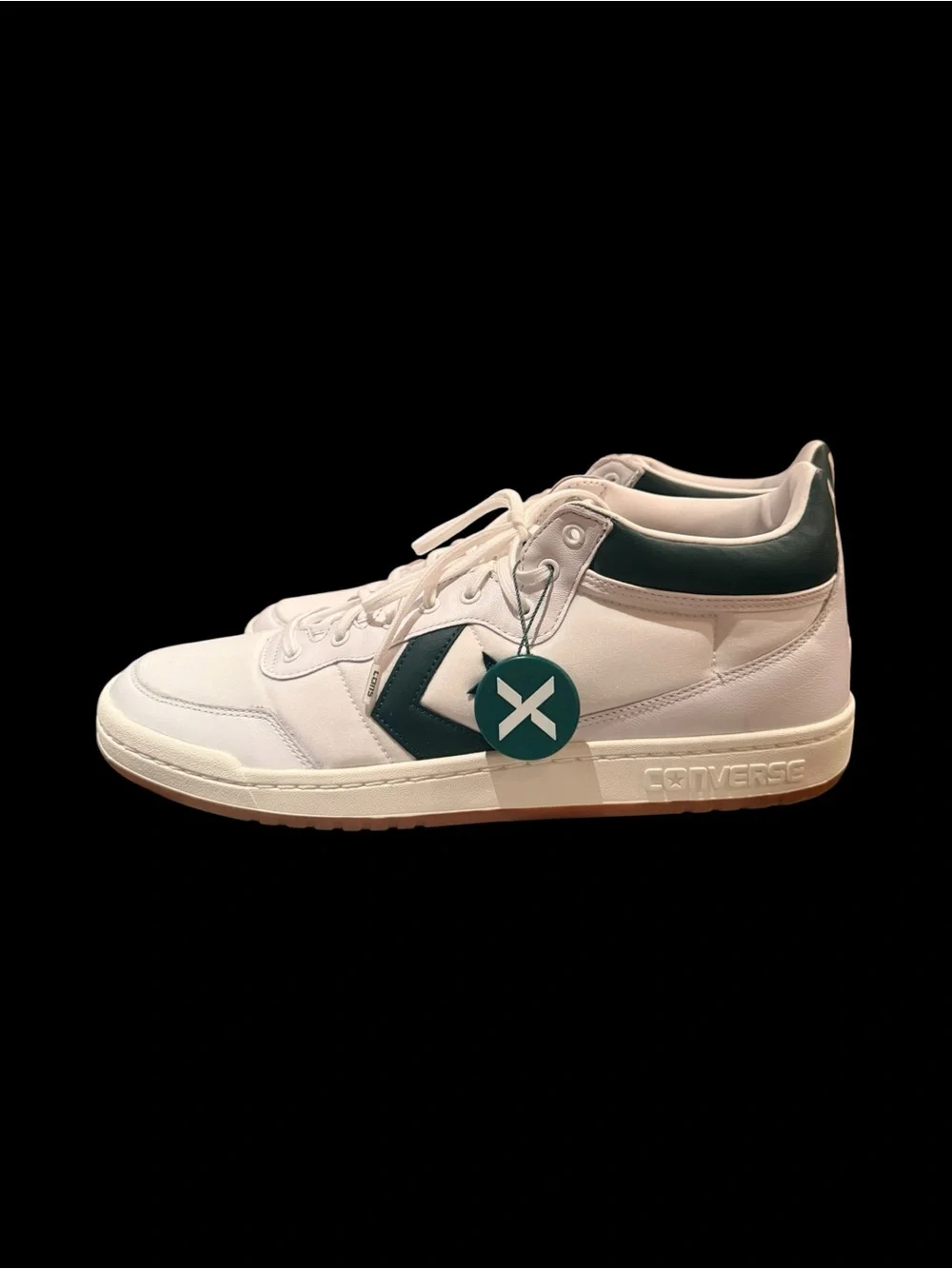 Converse CONS Fastbreak Pro Mid White Deep Emerald Gum 166247C Men’s Size 13 NEW